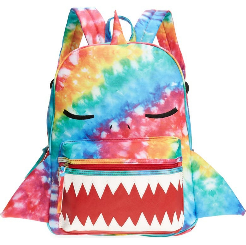 Tie Dye Shark Unicorn Backpack